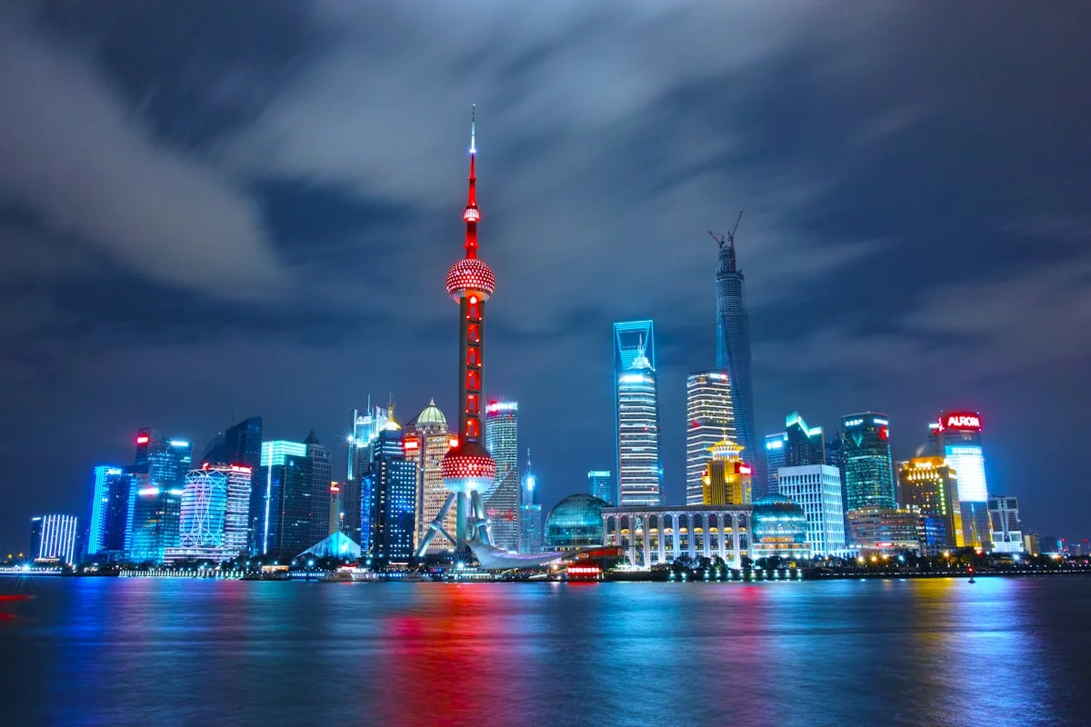 Shanghai city landmark